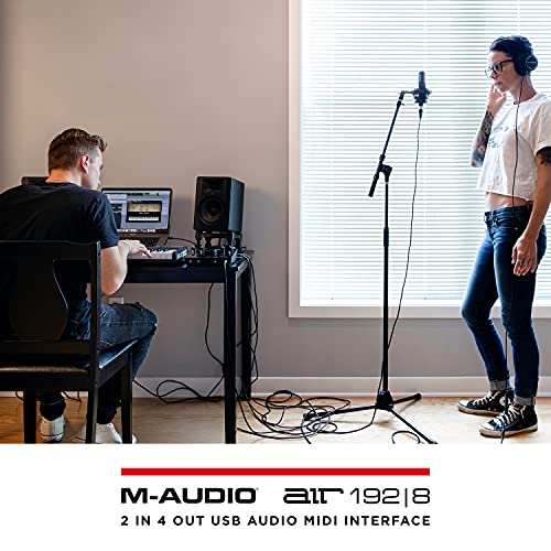 M-Audio AIR 192x8 USB C MIDI Audio Interface for Recording Music, Vocal, Guitar with Studio Quality, 2 XLR in, RCA outs and Music Production Software - Image 10 thumbnail