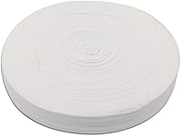 Vista 12 de Cinta de sarga de algodón natural de 50 yardas, 1 pulgada de ancho, rollo de cinta bies con patrón de espiga para coser delantales, manualidades