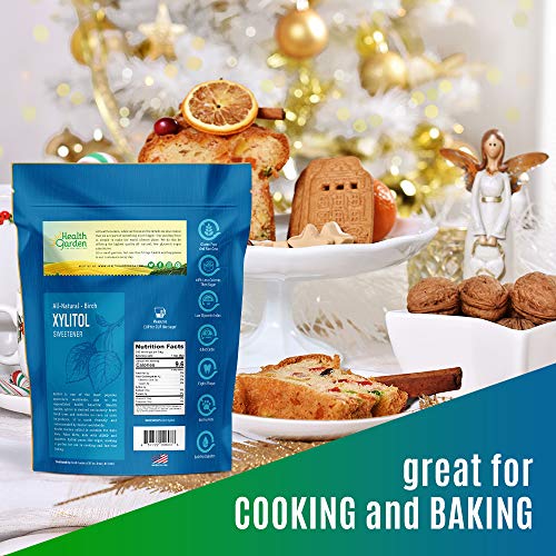 Health Garden Birch Xylitol Sweetener - Non Gmo - Kosher - Made In The U.s.a. - Keto Friendly (10 Lbs) #TOP6