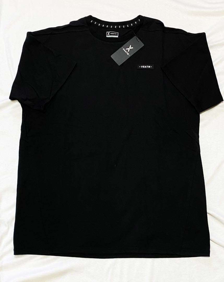 Amazon.co.jp: VEATM ビートム 黒 Tシャツ ビックシルエット L