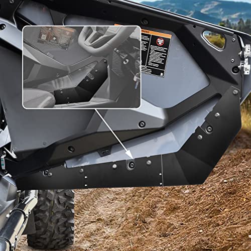 Image of SAUTVS Steel Lower Door Trim Panel and Rear Wheel Well Block Offs for RZR PRO XP, Lower Door Valance Trim and Rear Splash Guard Fender Flare Mudguard for Polaris RZR PRO XP 2020-2023 2024 Accessories