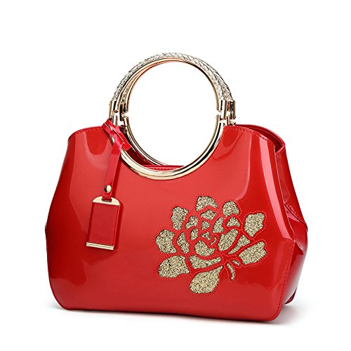 Sac de mode ZM-sac fini les sacs déformés grâce au cuir verni rigide