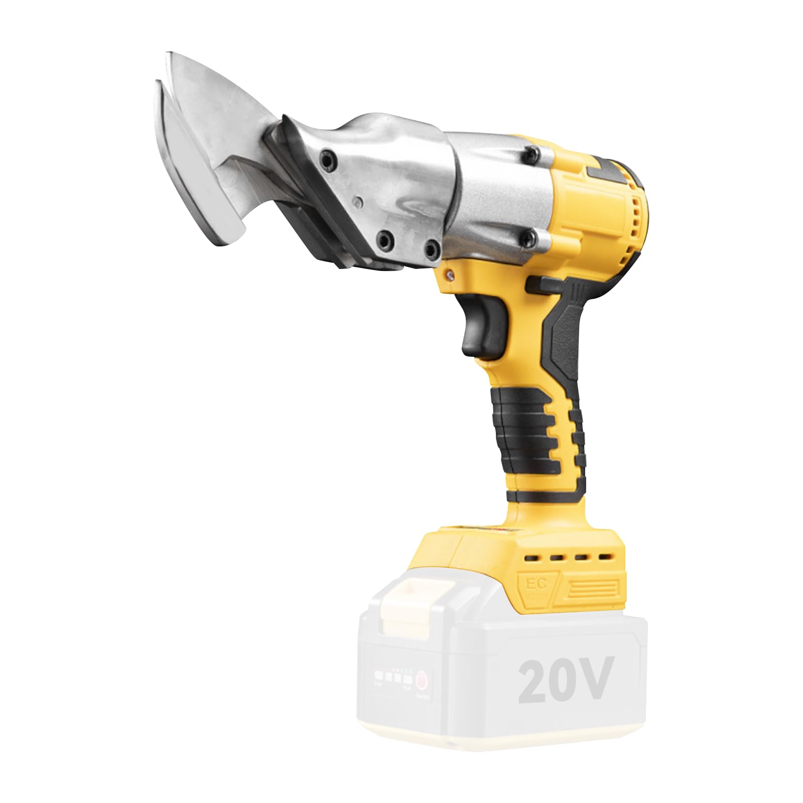 Cordless Electric Scissors for Dewalt 20V Battery, 300N.m Brushless Sheet Metal Shear, Max. 2mm Shear Thickness for Sheet, Carpet, Leather, Metal