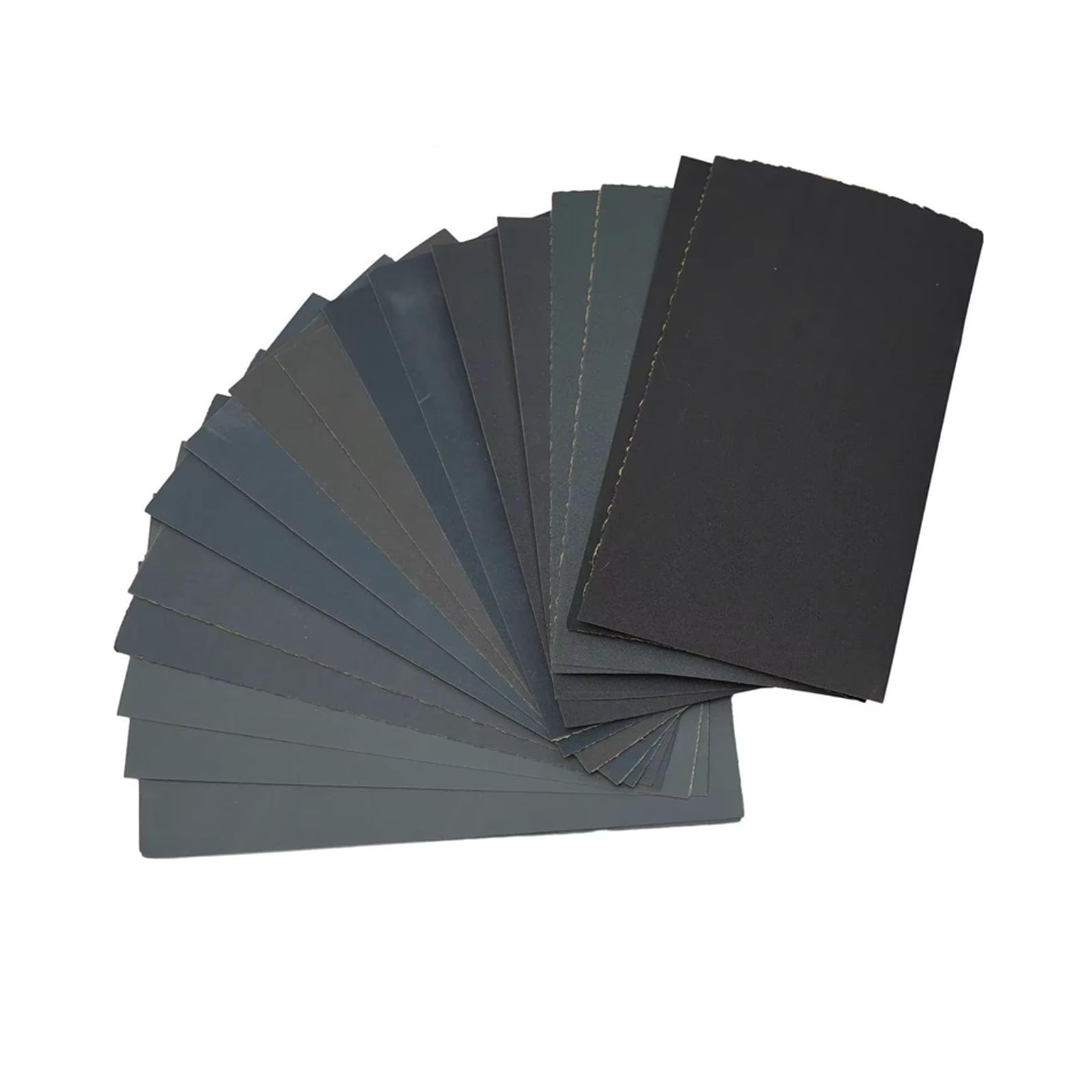 Alloneslife 18Pcs Economical Abrasive Sandpaper For Dry Wet Grinding Fine Finishing Polishing On Metal Wood Glass Ceramic Stone Car Body Sandpaper
