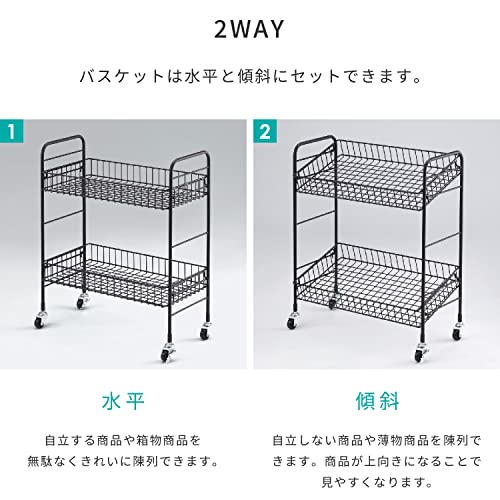♦専用♦KAWAJUN河淳　店舗什器　スチールワゴン４段 Amazon.co.jp: KAWAJUN (カワジュン) 河淳 バスケット ワゴン