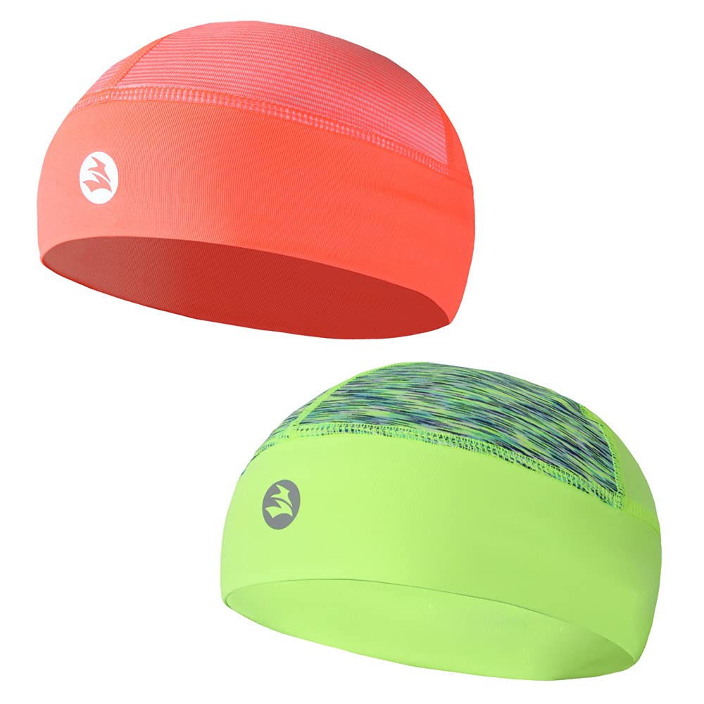 Low-Profile Cooling Helmet/Hard hat Liner, Stretch Working Cap, Summer Sweat Wicking Skull Cap, Running Beanie Sun Protection