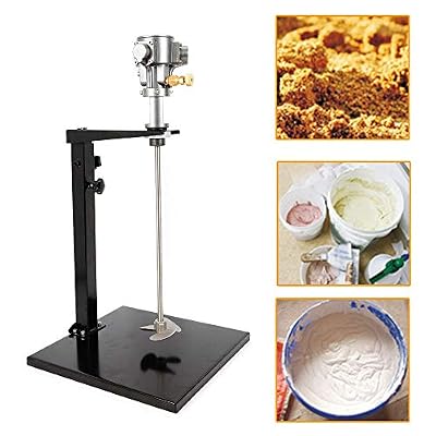 5 Gallon Pneumatic Automatic Paint Mixer Machine Air Mix Clip Paint Blender Paint Stirring Machine Height Adjustable for Viscous Liquid Ink Dye Chemicals Ink Coating Mix Tool Mixing Machine Coating