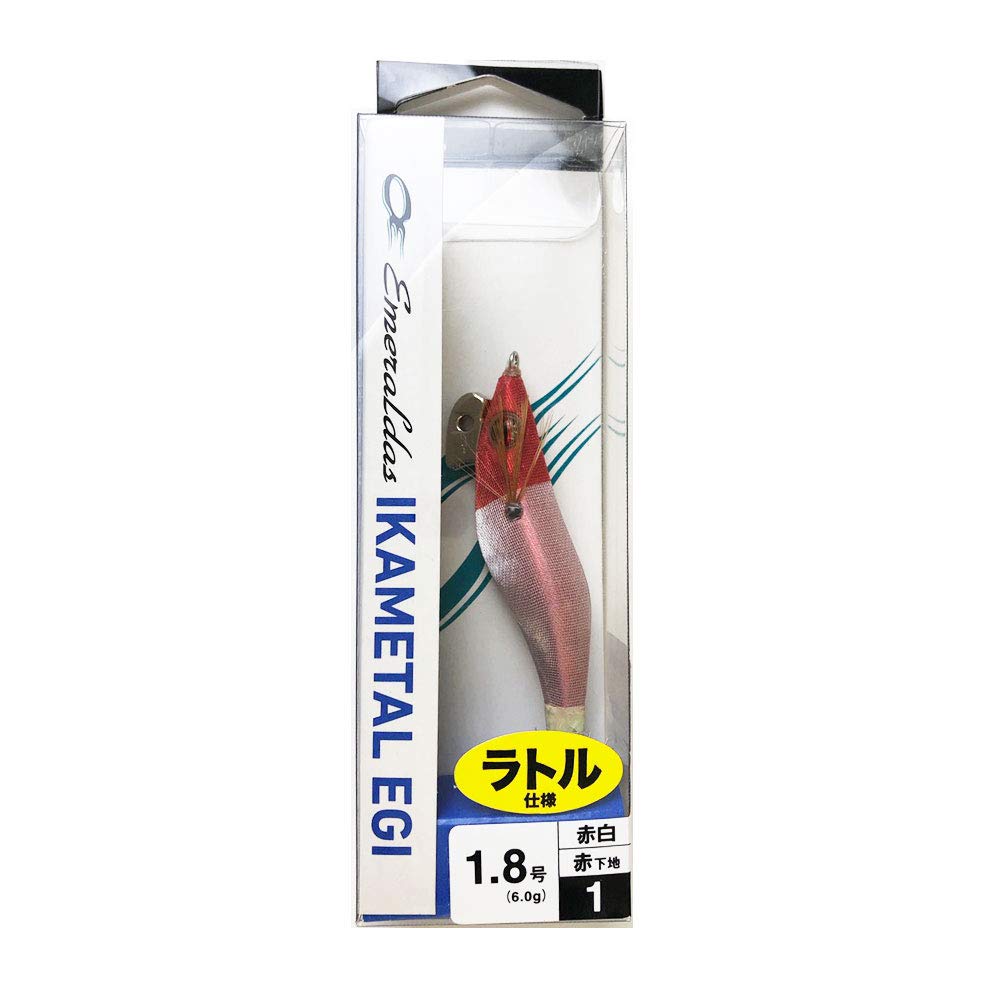 Amazon | ダイワ(DAIWA) エメラルダス イカメタルエギRV 18号 赤-赤白 