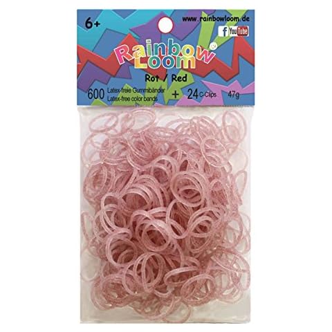 Rainbow Loom 494 R0002544 EA Glitter Red Cover