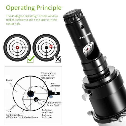 Image of Astromania Alignment 1.25 inch Next Generation Laser Collimator 2 inch Adaptor for Newtonian Telescopes