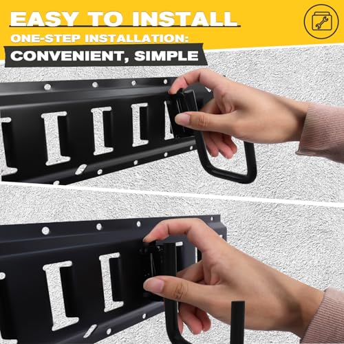 Image of E Track Accessories, 10 Pack 2.8 Inch Heavy Duty J Hooks Trailer Storage