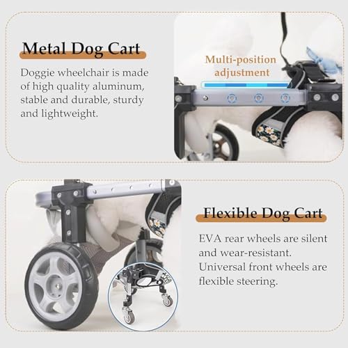 Fauteuil roulant pour chien à assistance complète : offrez-lui une seconde vie active