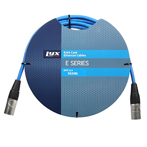 Lyxpro 4-Channel Xlr To Single Ethercon 15' Cat6 Cable Multi Network Snake For Stage & Recording Studio Aes & Dmx Channels #TOP3