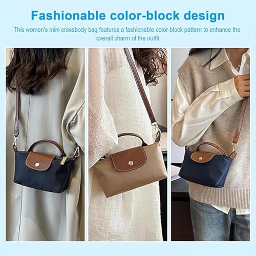 Women'S Fashion Colorblock Mini Crossbody Bag, Handbags Crossbody Bags With Adjustable Strap, Mini Tote Bags Crossbody Purse3