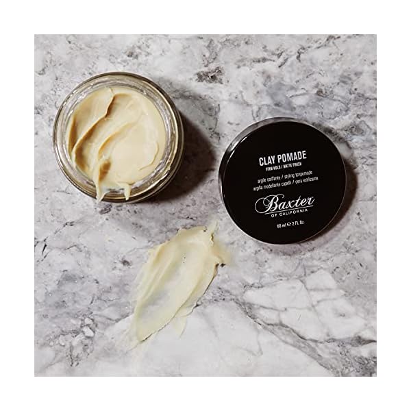 Baxter of California Clay Pomade Firm Hold / Matte Finish Hair Pomade for Men and Women, Perfect for Texturizing Straight or Wavy Hair - 2 Ounces - Image 6