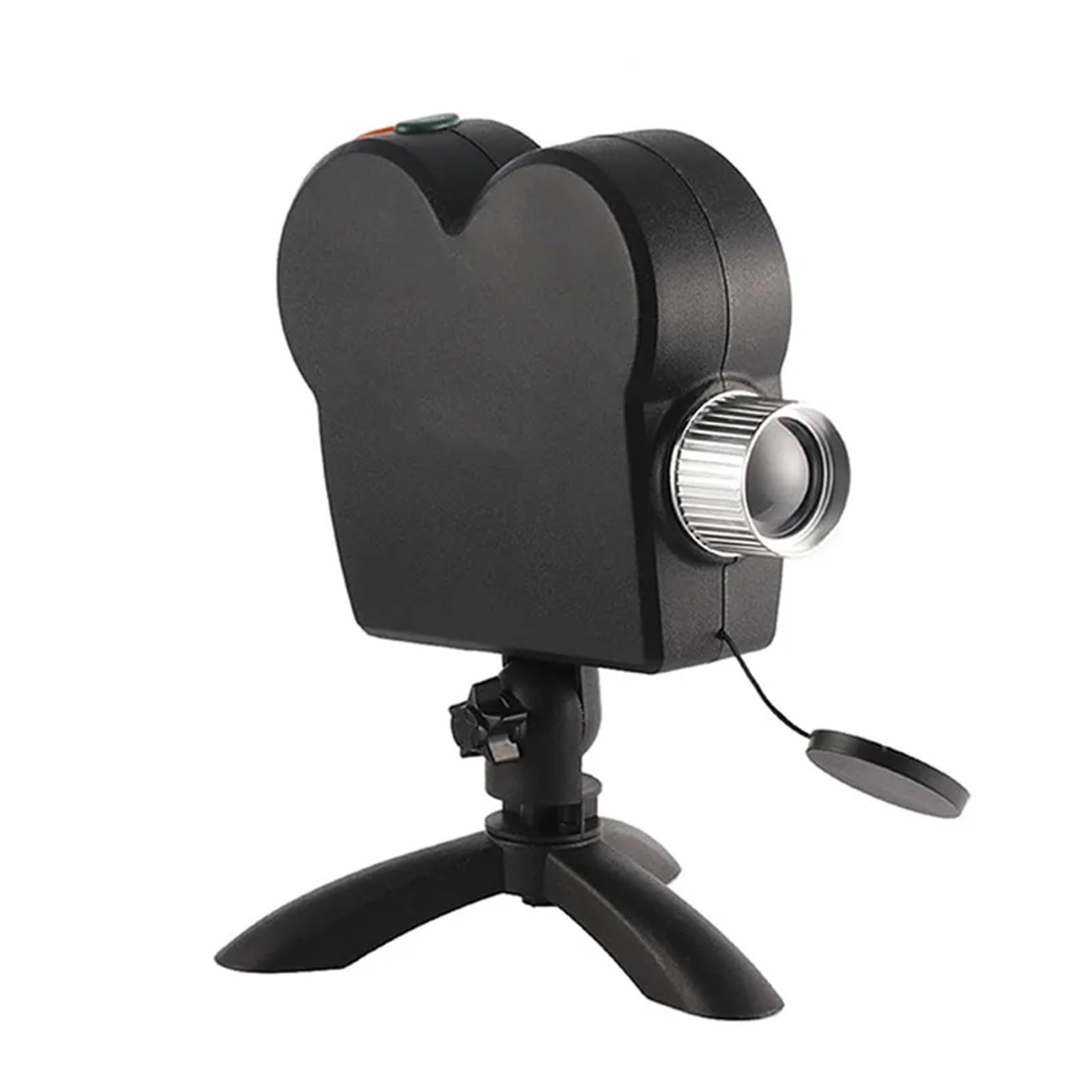 Proyector holográfico de Halloween y Navidad, 12 películas integradas, Proyector de películas a todo color, 4x6 pies, Negro