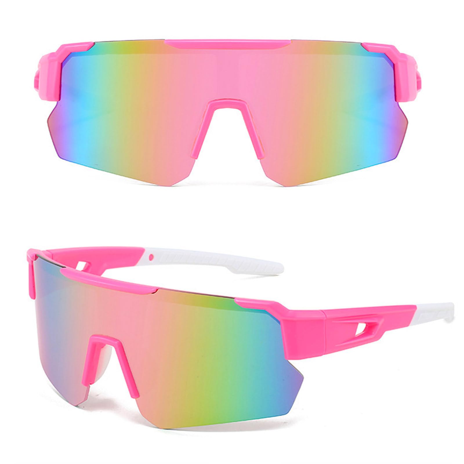 Lunette de Soleil Sport Polarisée, Lunettes de Cyclisme Homme Femme Cyclisme Lunette Protection UV400 Lunette de Soleil pour Course à Pied Cyclisme Pêche Conduite Golf Ski