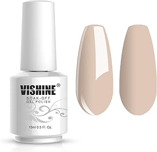 Vishine Gelpolish Professional UV LED Soak Off Varnish Color Gel Nail Polish Manicure Salon Beige(1405)