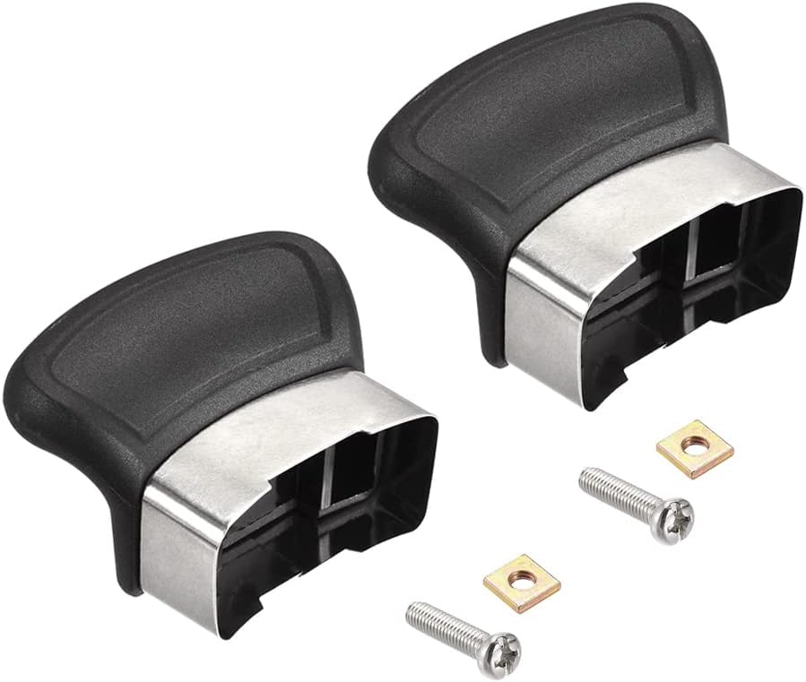 2 Pcs Replacement Handles for Pots and Pans ,Pot Short Side Handles Sauce Pot Panhandle with Screw for Pressure Pan Black Type Cooker Steamer 2 Pcs Replacement Handles for Pots and Pans ,Pot Short Side Handles Sauce Pot Panhandle with Screw for Pressure Pan Black Type Cooker Steamer