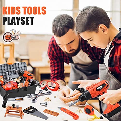 Zealous Toys HB3222 Kids Tool Set – Zealous 48 Pcs Toddler Tool Set thumb #4