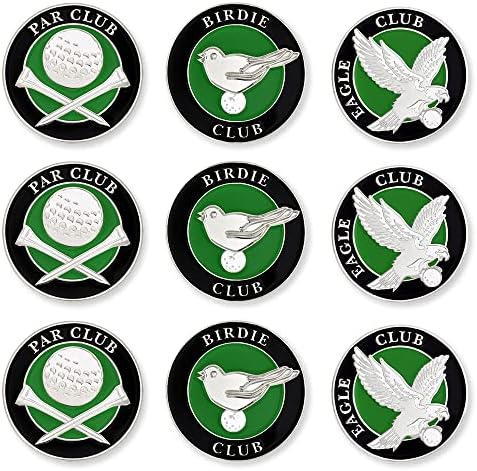 PinMart’s Mix Bundle Pack of 9 Golf Ball Markers - Golf Accessori...