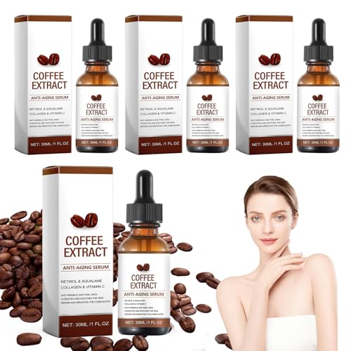 4PCS 30ml Cara Aceite de Café Esencial Puro Aceite de Café Aceite Esencial