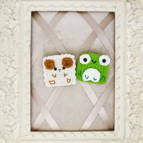 Image of Crochet Handmade Kawaii Brooch for Backpacks Clothing Jackets Hats, Cute Pins for Women Girls
