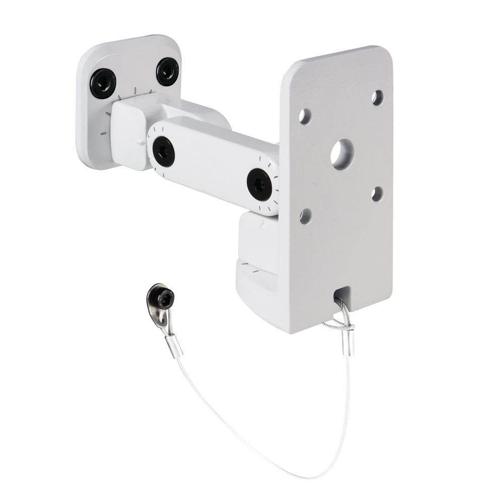 Adam Hallah Stands Universal Bracket for Loudspeaker Boxes white