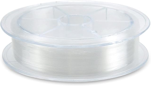 200 M Fishing Line, 0.26mm Nylon Fishing Wire 2.5 Spool Invisible Monofilament Wire Strong String for Balloon Arch Garland Hanging Crafts Beading