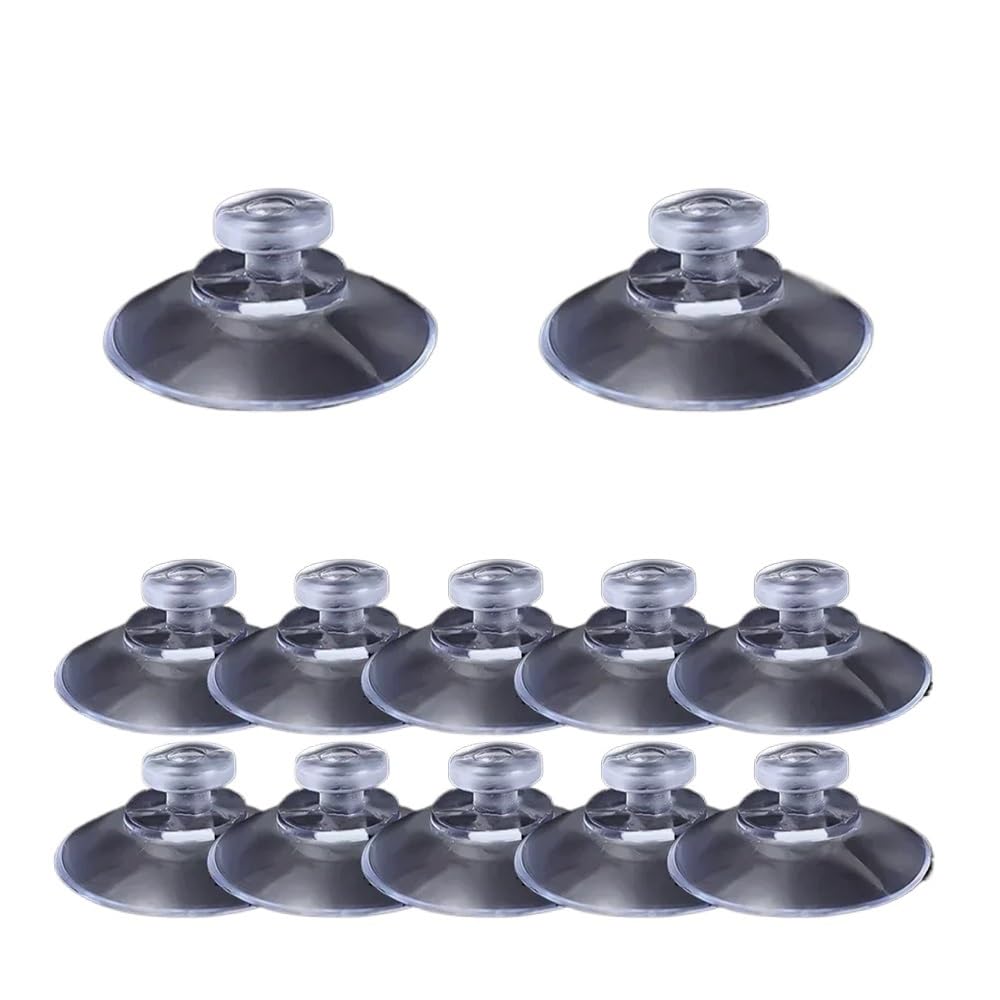 Gentryroo 2Cm Clear Silicone Suction Cup Punch Free Transparent Wall Hanging Base