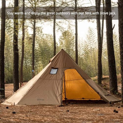 Firehiking OTOFIRE TENT Hot Tent With Stove Jack 4-8 Person Onefires Large Teepee Tent thumb #5