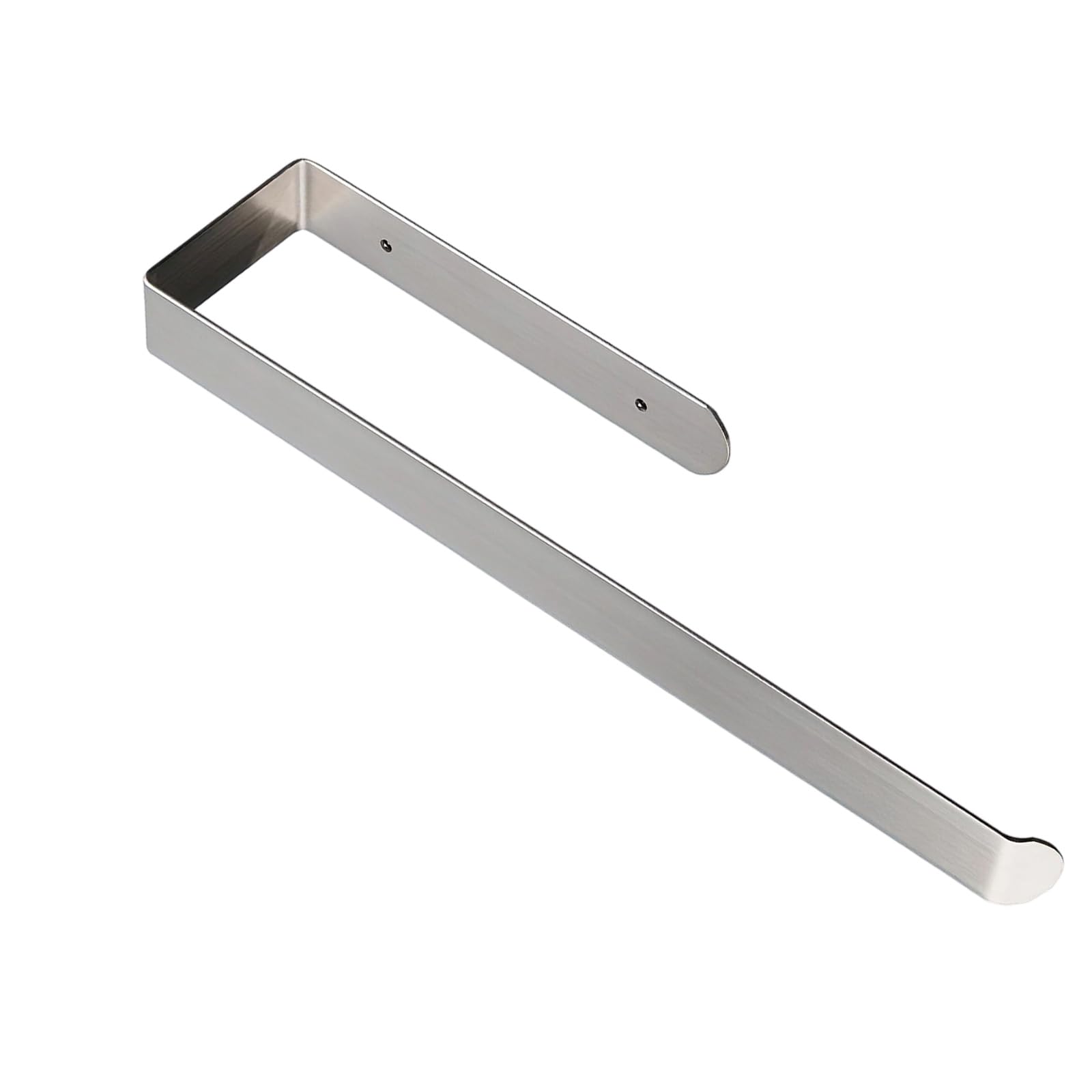 Rustproof Under Cabinets Towel Hanger Shelf Stainless Steel Paper Holder for Kitchen Bathroom Stainless Steel Paper Holder
