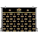 9x6FT VIP Photography Backdrop Red Carpet Event Backdrop for Star Catwalks Stage Photography Background Cine Film Show Booth Celebrity Activity Portrait Party Banner Wallpaper - Image 2