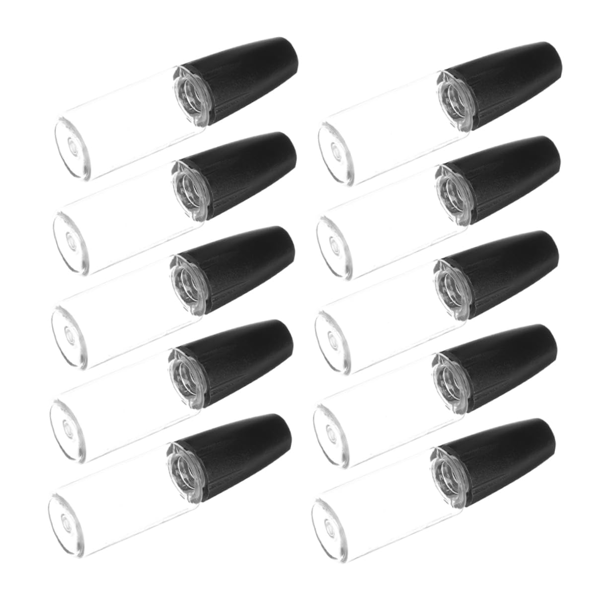 Cabilock 5 Series Botella Transparente Cuentagotas Botellas Simple Mini Botella Exprimible Frasco Aplicador Con Punta Fina Botella Exprimible Con Aguja La Mascota 10 Piezas X 5