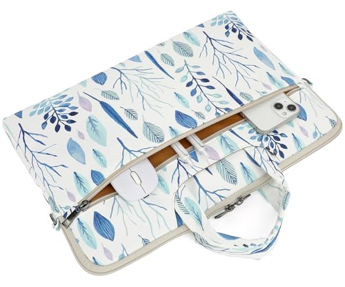 DACHEE Laptop Shoulder Bag for 15 Inch/15.6 Inch Macbook Pro (Deciduous Shrube(07), 15 inch/15.6 inch) - Thumbnail 6