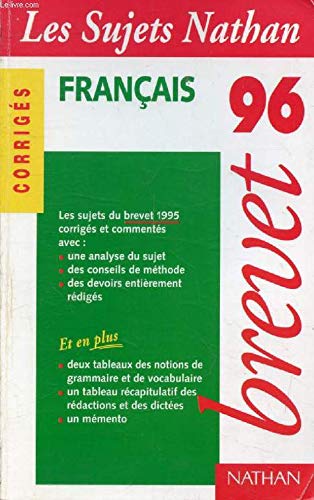 Brevet 95-96 français corr [Hardcover]