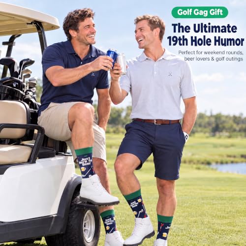 Funny Golf Socks, Golf Gifts for Men, Golfers, Funny Crazy Socks Size 8-12 - image 3