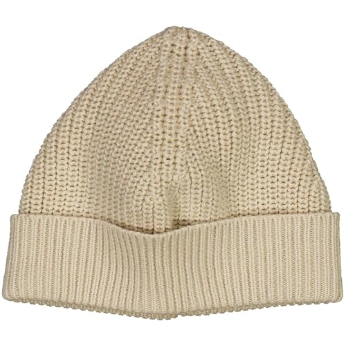 Soft Organic Chunky Cotton Knit Cute Baby Beanie | Hat with Folded Edge - Stretchy, Comfortable & Machine Washable