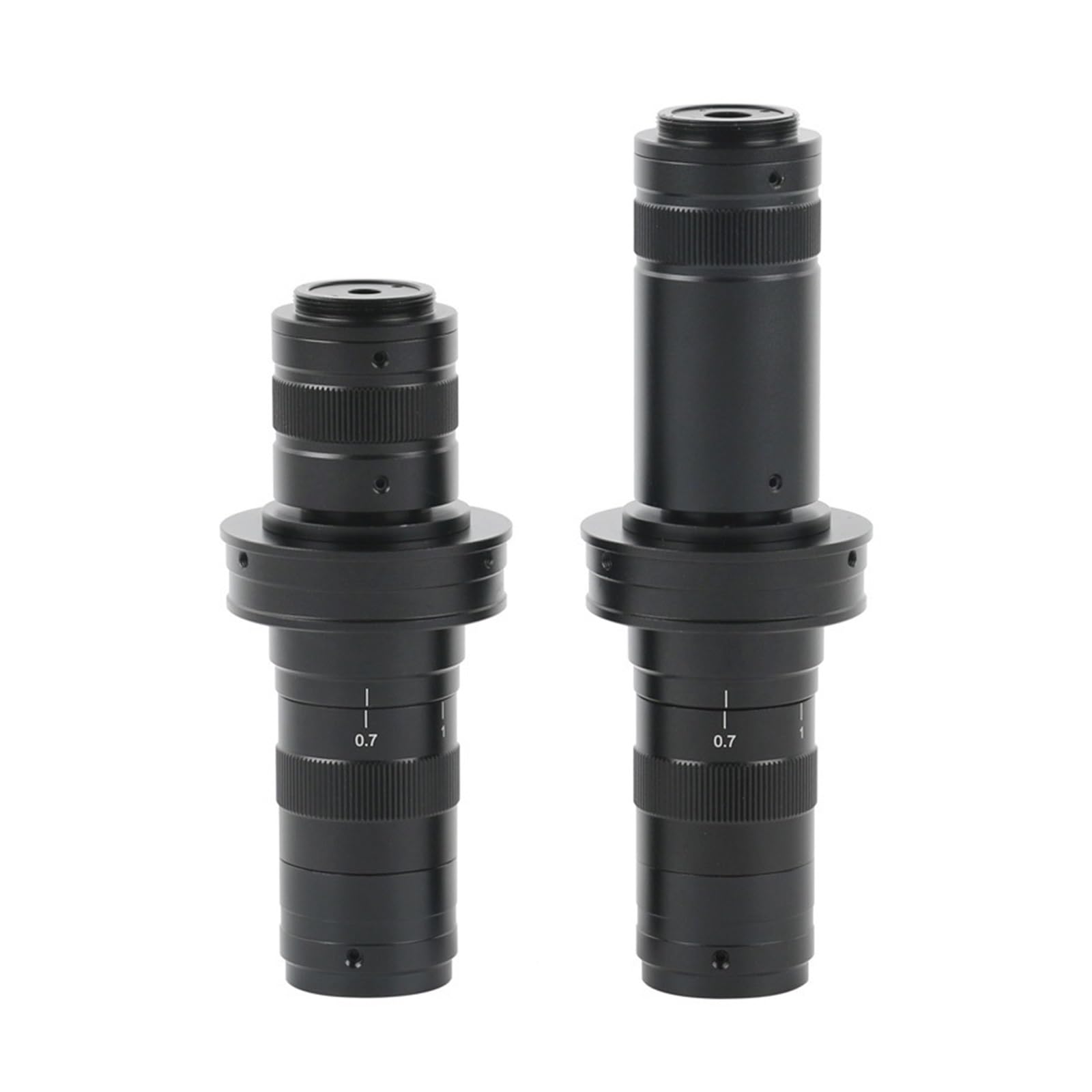 Lente de Microscopio, FHD 0.7X-4.5X Zoom Monocular de Aumento VGA USB Video Microscopio Cámara 169X 225X 253X 338X Lente Montaje en C Ajustable(225X)