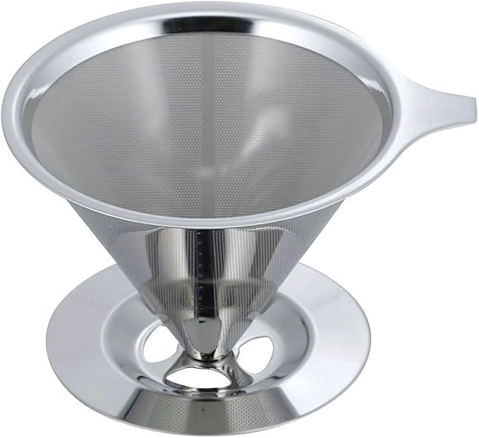 洗って何度も繰り返し使えるフィルター（和平フレイズ ドリッパー コーヒー ステンレスフィルター 食洗器対応 マイチョイスカフェ RD-0089）