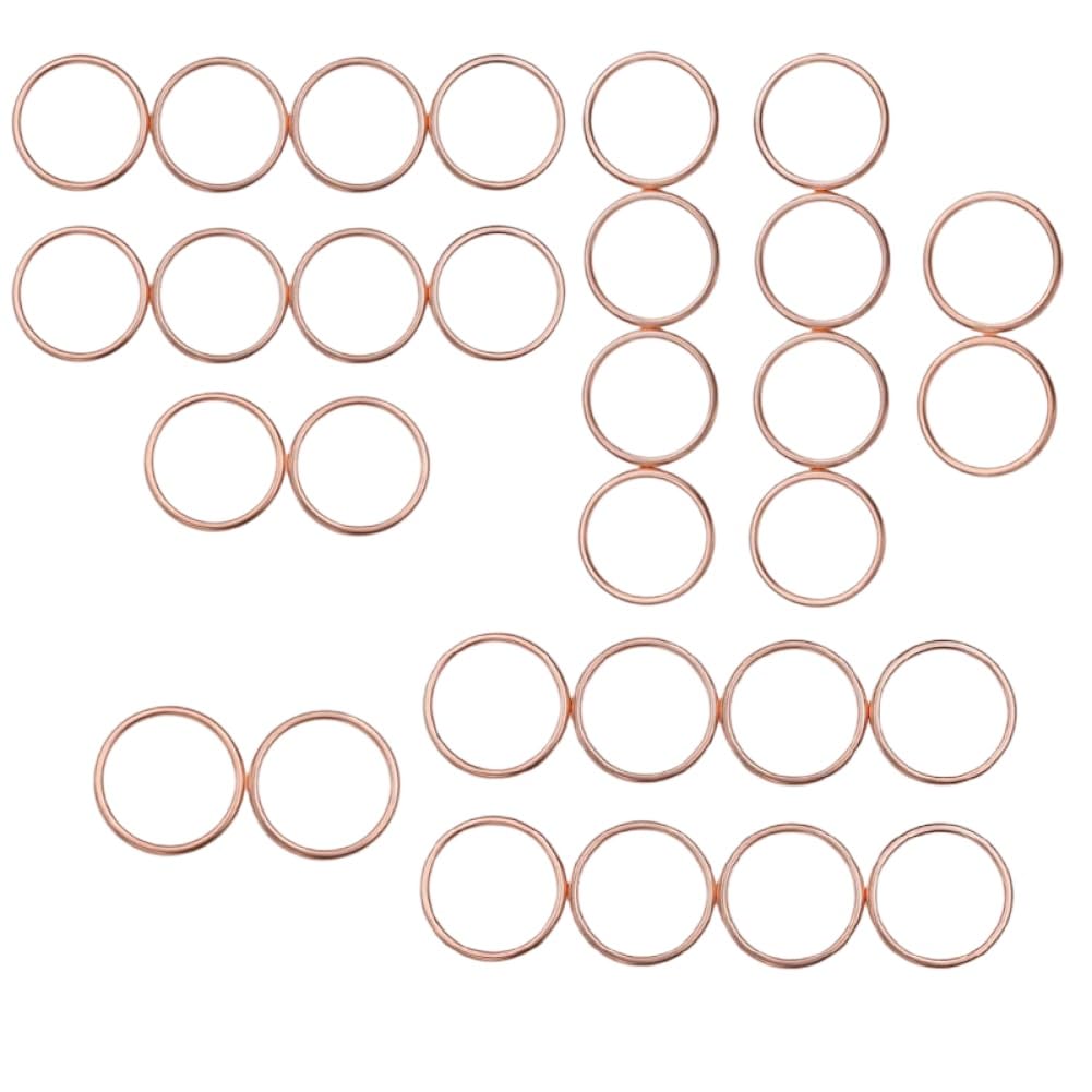 Junta de Escape para Motocicleta Compatible con Honda TRX450R(30pcs)