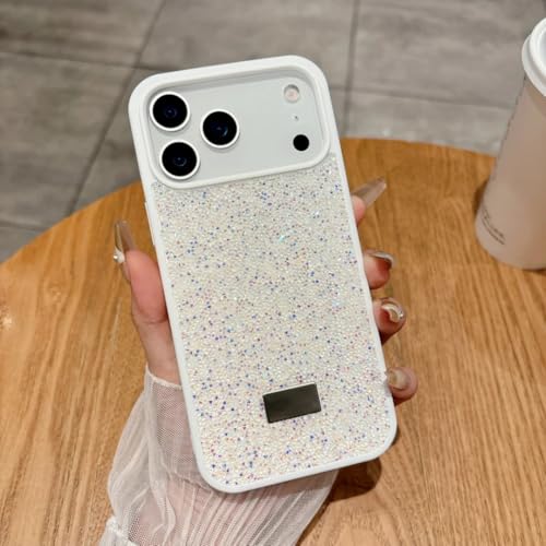 Coque iPhone 12 Pro strass multicolores avec protection caméra paillettes