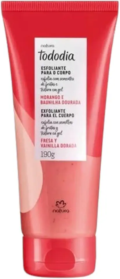 Sabonete Esfoliante Corporal TodoDia Morango e Baunilha Dourada 190g