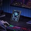 Computer Temperature Monitor with Stepless Attenuation and 3.5 Inch Display for Desktop, Second Monitor with CPU Temperature Frequency, Speed