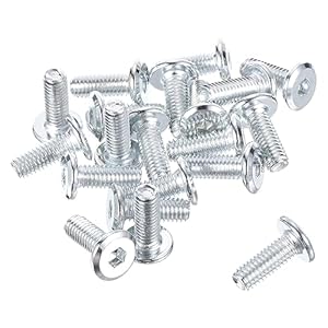 QUARKZMAN M6 x 15mm Sechskant-Flachkopfschrauben, 20 Stück