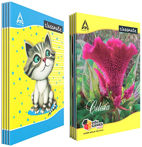 Image of Classmate Notebook - Single Line & Classmate Notebook - Four Lines With Gap