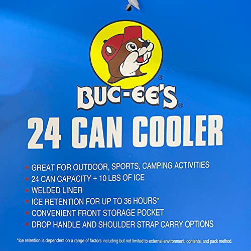 Buc-Ees Traveling Cooler Bag-Leak Proof Cooler Bag For Camping, Picnic, Bbq, Hiking, Beach Lunch Box-Reusable Deep Freeze Cooler Bag For 24 Cans Of Coke, Cold&Lunch For All Your Friends & Family (Red) #TOP2