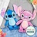 KIDS PREFERRED Disney Baby Lilo & Stitch Angel Soft Huggable Stuffed Animal Cute Plush Toy for Toddler Boys and Girls, Gift for Kids, Pink Angel 15 Inches