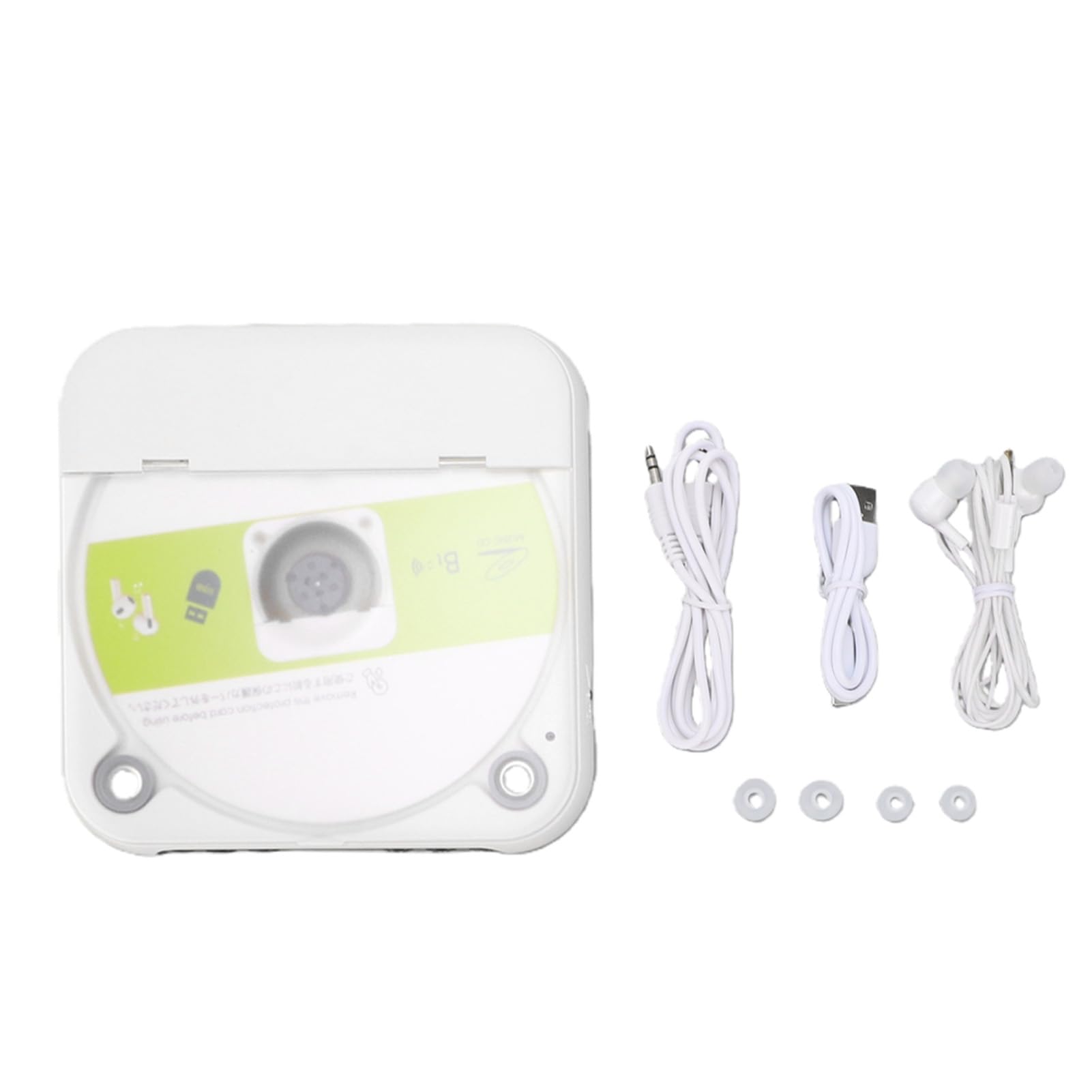 Lettore CD Bluetooth portatile ad alta fedeltà suono per pendolari domestici compatto leggero con batteria agli ioni di litio 2000mAh