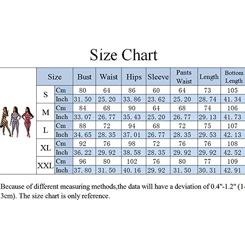 JiherBeauty Womens Sexy 2 Piece Outfits - Letter Print Long Sleeve Mesh See Through Bodycon Jumpsuits Party Clubwear Red